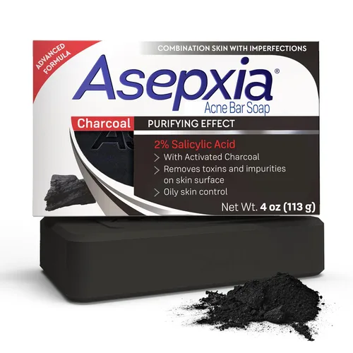 Asepxia jabón limpiador de carbón 4oz