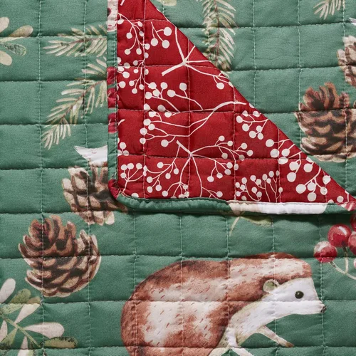 Vista 3 de Greenland Home Willow Funda reversible protectora - Protector de muebles - Silla con brazos - Festivo