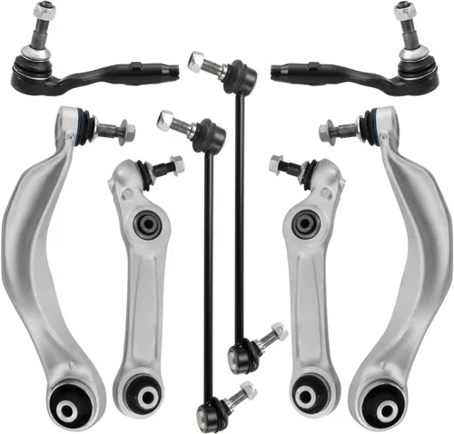 Vista 165 de Detroit Axle - Kit de suspensión frontal de 8 piezas para Chevy GMC Silverado Sierra Suburban 1500 Yukon Avalanche Cadillac Escalade brazos