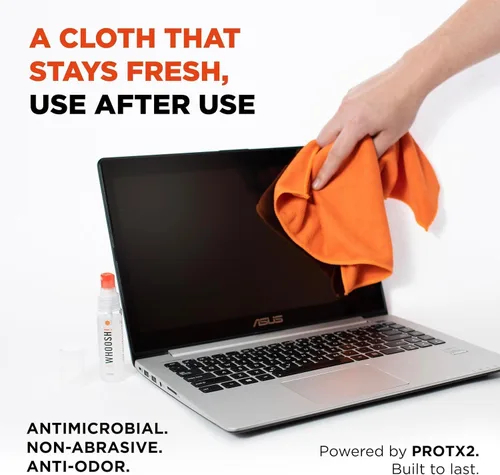 Vista 6 de WHOOSH! Screen Shine Go - Kit limpiador de pantalla recargable de 1 onza líquida con paño de microfibra para MacBook, teléfono, iPad y anteojos