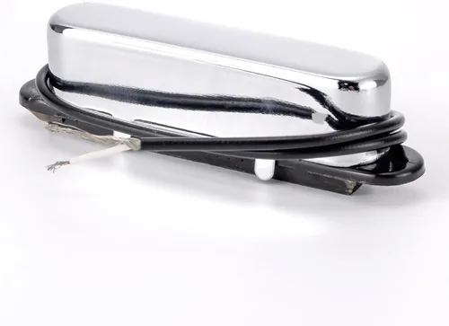 Vista 5 de Piezas de guitarra Tele cuello solo bobina pastillas cromo para Fender Strat Squier Tele guitarra eléctrica