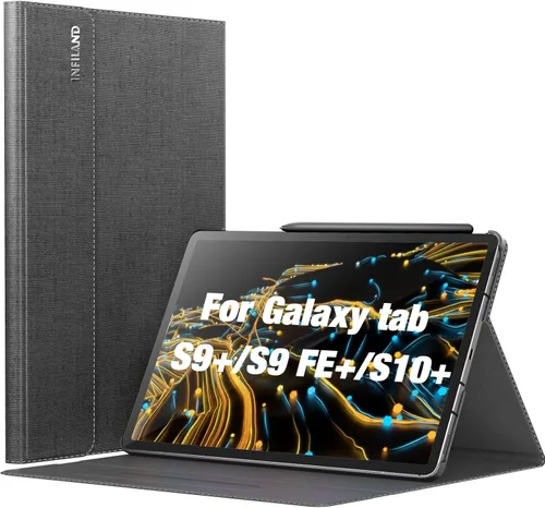 Vista 14 de INFILAND Funda para Galaxy Tab S10+ Plus 2024, S9+ Plus, S9 FE Plus, funda de soporte multiángulo compatible con Samsung Tab S10 Plus/S9 Plus/S9 FE