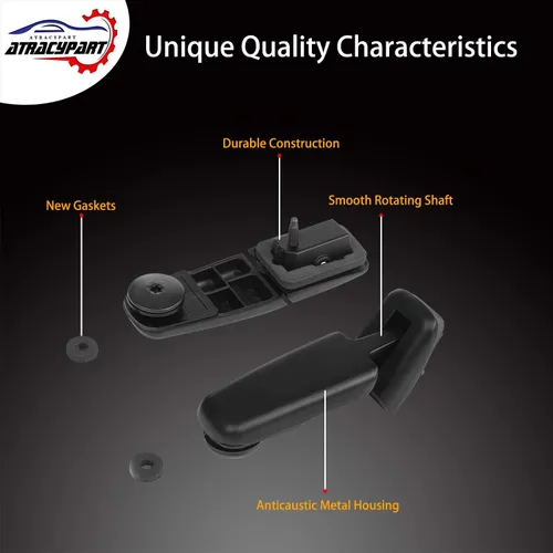 Vista 4 de Juego de bisagras de ventana trasera, bisagra de vidrio para portón elevador derecha e izquierda para Ford Escape 2001-2007 Mercury Mariner