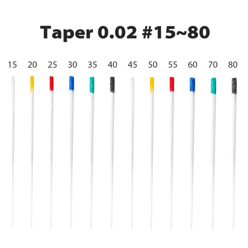 Vista 7 de 200 puntos de papel absorbente Piuma de grado dental #45 de VASTMED Tapper para endodoncia endodóntica dental estéril