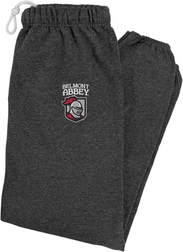 Vista 331 de LOGOVISION Pantalones deportivos para hombre con logotipo primario colegiado colección jaspeado carbón