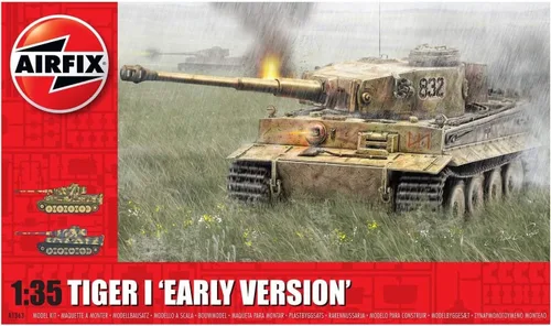 Vista 11 de Airfix British M3 Stuart Honey 1:35 WWII Militar Tanque Armadura de Plástico Modelo Kit A1358
