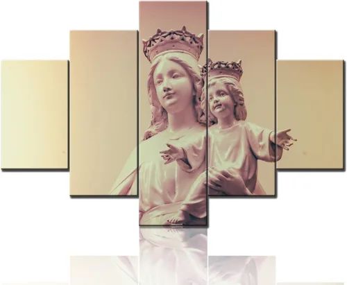 Vista 108 de TUMOVO Jesús Christian - Pintura sobre lienzo de 5 piezas