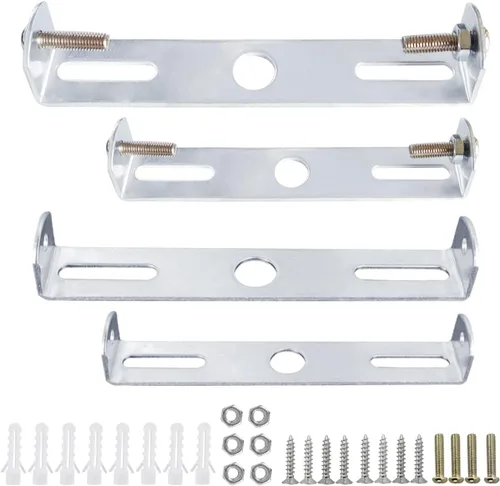 Soporte de montaje para lámpara colgante de techo, kit de barra transversal, placa de montaje con tornillos, 4 piezas