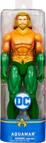 Vista 2 de DC Comics - Figura de acción de Aquaman de 12 pulgadas