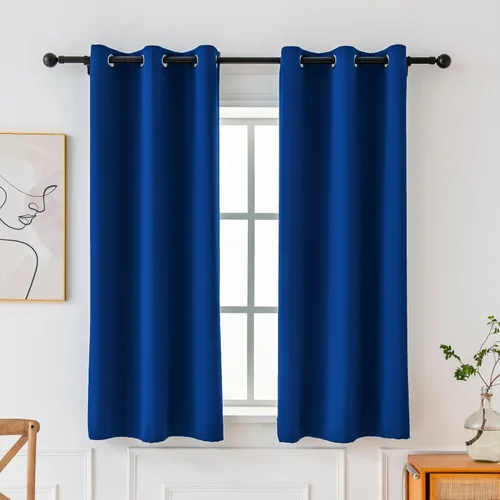 Vista 47 de Pickluc Paneles de cortina opacas con ojales, cortinas con bloqueo de luz para habitación, aislamiento térmico, reducción de ruido, protección
