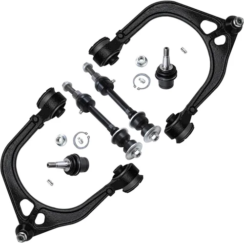 Vista 116 de Detroit Axle - Kit de extremo delantero RWD para Chrysler 300 Dodge Charge Challenger 2011-2019, 2 brazos de control inferiores traseros 2 rótulas