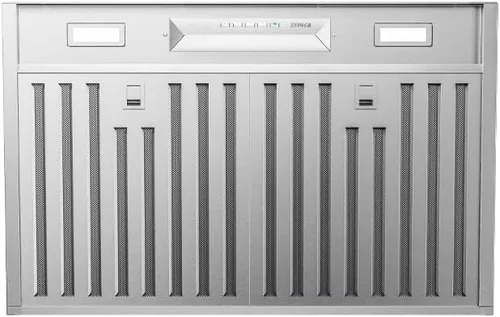 Vista 12 de Zephyr Campana extractora de inserción de 21 pulgadas, 400 CFM, potencia de 3 velocidades, ventilador Tornado, mini toldo de ventilación integrado