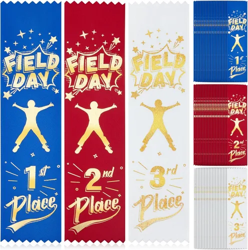 Vista 8 de Tigeen 100 cintas de premio Black Star Performer con mención honorífica con tarjeta de evento y cuerda de participación de medalla de premio