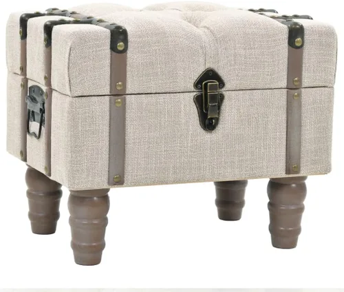 Vista 57 de Banco de almacenamiento de abeto de madera maciza crema para dormitorio, sala de estar, extremo de la cama, 43.3 x 11.8 x 15 pulgadas