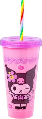 Vista 25 de Silver Buffalo Disney Nightmare Before Christmas Character Grid - Paquete de 4 vasos de plástico que cambian de color, 24 onzas