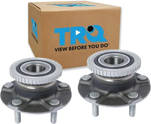 Vista 182 de TRQ Conjunto de rodamiento y cubo de rueda delantera de 2 piezas compatible con Chevrolet Trailblazer 02-09, Trailblazer EXT 02-06, GMC Envoy 02-09