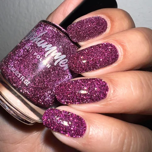 Vista 8 de KBShimmer Let The Beet Drop Esmalte de uñas de 0.5 onzas, botella de tamaño completo