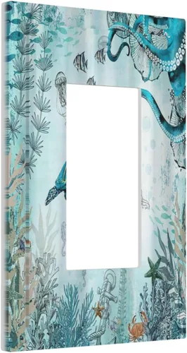 Vista 28 de Cubiertas Decorativas para Tomacorrientes de Baño Lavabo Cita Inspiracional Tablón de Madera Vintage Placa de Pared de 1 Gang Cubierta de Placa