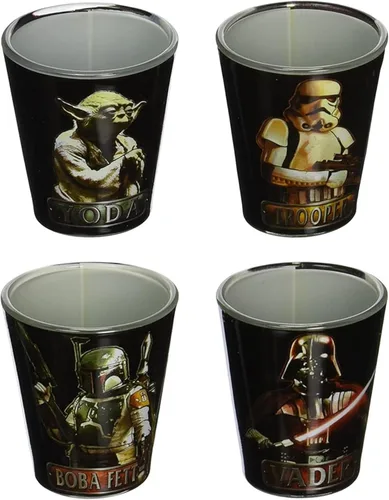 Vista 21 de Silver Buffalo Powerpuff Girls With Blossom, Bubbles, Buttercup y Professor Sugar Spice Everything Nice Chemical X 3D - Juego de 4 mini vasos de 1.5