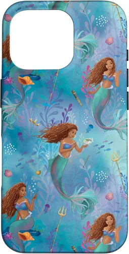Vista 20 de Funda para iPhone 16 Disney La Sirenita Ariel Under the Sea Scenes