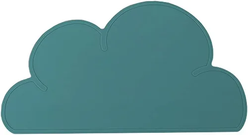 Vista 10 de Love Dream Alfombrilla de silicona para alimentación de mascotas, tapete para perros y gatos con borde elevado, antideslizante, impermeable, bandeja