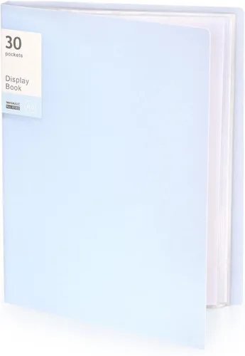 Tamaki - Carpeta portafolio con fundas de plástico, carpeta de bolsillo con protectores de hojas transparentes, libro de exhibición de 60 páginas,