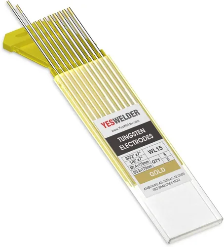 Vista 49 de YESWELDER Electrodo de tungsteno TIG Weld 1/8"x 7" 10-pk, no radiactivo comparable a E3 púrpura