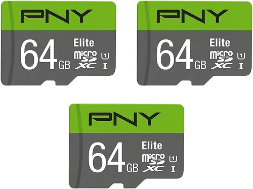 Vista 13 de PNY Elite Class 10 U1 - Tarjeta de memoria flash microSDXC de 128 GB, clase 10, U1, Full HD, UHS-I, Micro SD (paquete de 2)