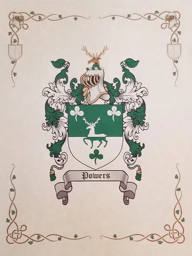 Mr Sweets Buda Coat of Arms, Family Crest 8.5x11 Print - Surname Origin: Polish Poland