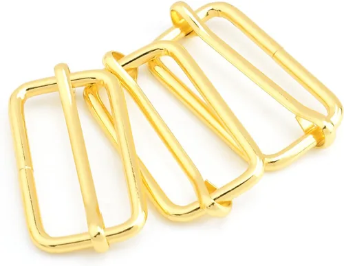 Vista 31 de CooBigo Paquete de 25 hebillas deslizantes ajustables de metal de 1 pulgada, ajustador rectangular Tri-Glide, deslizador de correa de tirantes