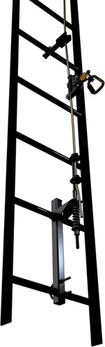 Vista 3 de 3M Lad-Saf Cable Vertical Sistema de Seguridad Bracketry 6116631, 2 Usuarios, Acero Galvanizado, 1 EA