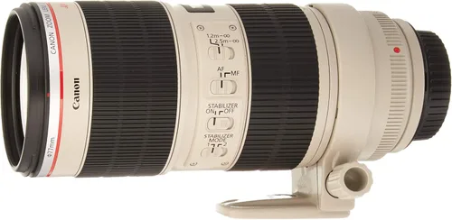 Canon EF 70-200mm f/2.8L IS II USM lente de acercamiento telefoto para cámaras Canon SLR (Renovado)