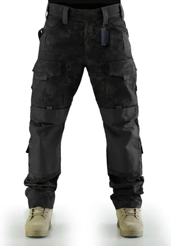 Vista 3 de ZAPT Tactical Molle Ripstop Combat Pants Army MulticamA-TACS LE Camo - Pantalones para hombres