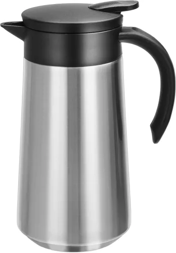 Vista 10 de Jarra de Café de 28 onzas Airpot Aislada Urna de Café de Acero Inoxidable Termo al Vacío Frasco para Café, Agua Caliente, Té, Bebidas Calientes