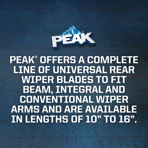Vista 5 de PEAK Brazo de limpiaparabrisas trasero integral de 10", hoja de limpiaparabrisas trasera de reemplazo para brazos de limpiaparabrisas integrales