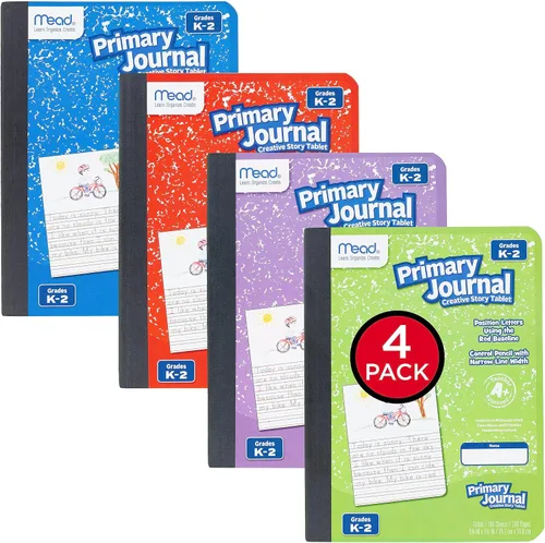 Vista 8 de Tableta de periódico para cuento creativo de Mead, grado K-2 (09554)..., Variados Paquete de 1