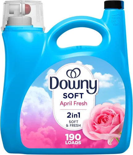 Vista 13 de Downy Líquido suavizante de telas, aroma fresco de abril, 111 onzas líquidas, 150 cargas