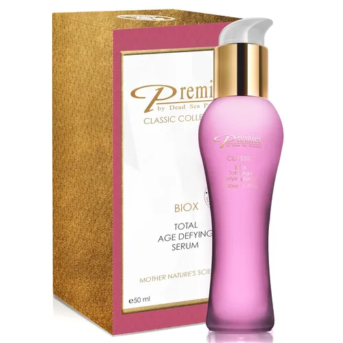 Vista 4 de Premier Dead Sea Classic BIOX SERUM y BIOX EYE CREAM Tratamiento de edad total, antiedad, antiarrugas, antimarcas antiexpresión, complejo que