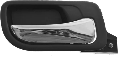 Vista 79 de TRQ Manija de puerta interior delantera izquierda cromada y negra para el lado del conductor compatible con Ford F-150 2012-2014