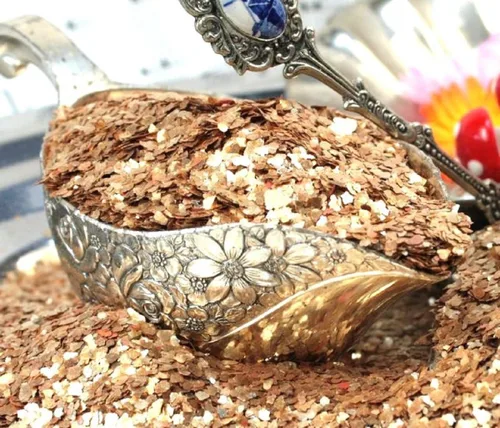 Vista 2 de Meyer Imports Copos de mica natural - Oro - 1/4 oz - #311-4331