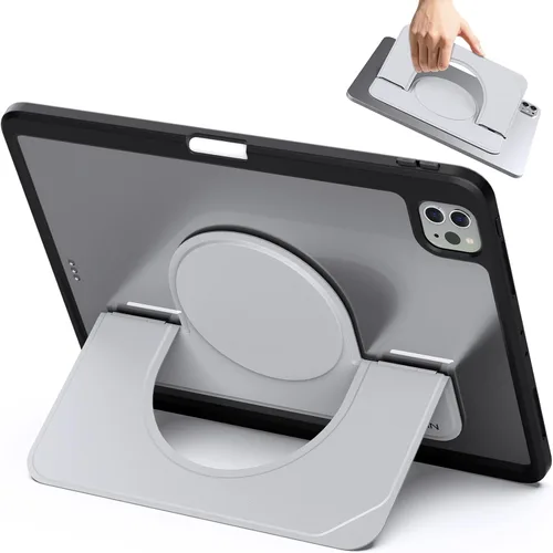 Vista 11 de Nillkin Soporte adhesivo delgado para iPad, soporte multiángulo para tablet con parte trasera magnética para iPad/Galaxy Tab y todas las tabletas