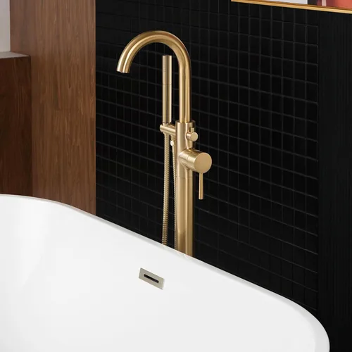 Vista 14 de WOODBRIDGE F0007 DR-BG Grifo, Oro Cepillado