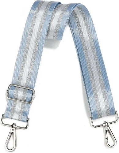 Vista 62 de LVYOUME Correa para bolso, accesorios plateados, correas anchas para bolsa, correa de hombro ajustable para bolsos