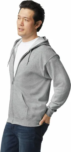 Vista 44 de Gildan Sudadera con capucha y cremallera completa para hombre