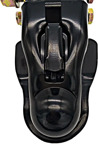 Vista 7 de NBJINGYI Acoplador de remolque ajustable 2.0 pulgadas con capacidad de 8000LBS, acabado negro con recubrimiento E-Coat, montaje en canal