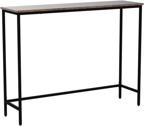 Vista 4 de CAPHAUS Mesa consola clásica de 41" para entrada, mesa moderna de sofá para sala de estar, mesa consola industrial, mesa de acento para entrada