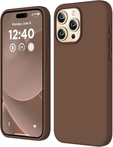 Vista 29 de Compatible con iPhone 15 Pro Max Case, Funda de Silicona Líquida, Funda Protectora de Cuerpo Completo a Prueba de Golpes Delgada y Fina