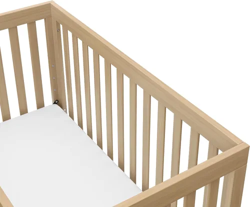 Vista 11 de Storkcraft Beckett 3 en 1 Cuna Convertible (Driftwood) – Certificado GREENGUARD Gold, Se Ajusta a Colchón de Cuna Estándar, Se Convierte en Cama