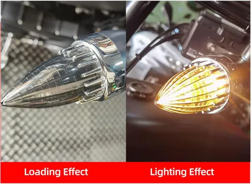 Vista 3 de FATECIM Cubiertas de Luces de Señal de Giro de 2", Lentes de Repuesto Supersonic Ahumadas con Clip para Softail Street Road Glide Fat Boy Sportster