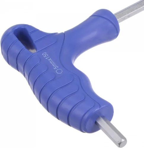 Vista 5 de uxcell Llave hexagonal de extremo de bola de 0.197 in, llave inglesa con mango en T, acero métrico CR-V, 2